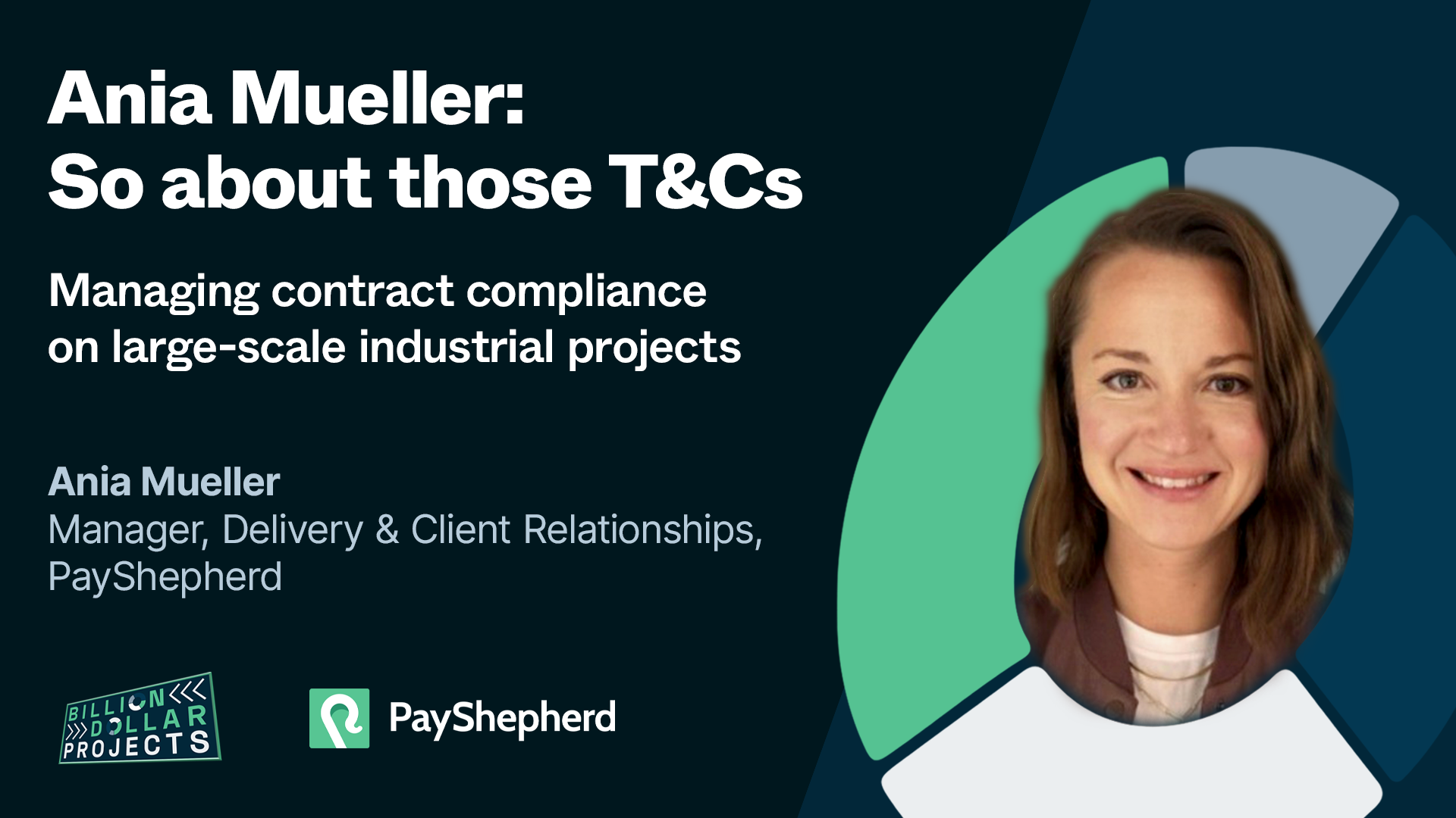 Ania Mueller: So about those T&Cs